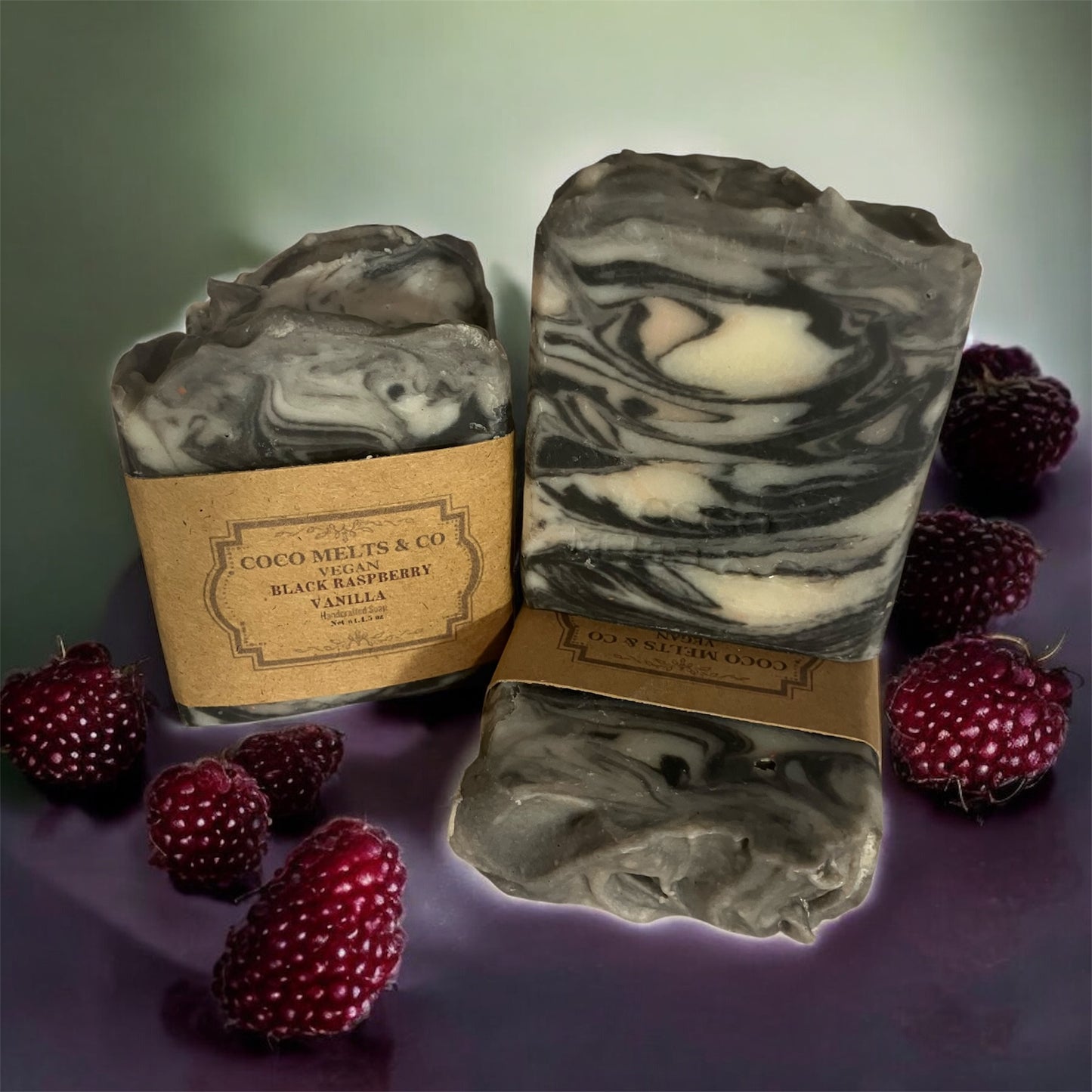 Sake soap- Black Raspberry Vanilla